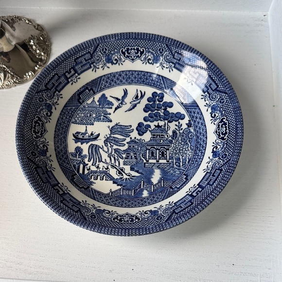 Churchill Other - 4 CHURCHILL England Blue and White Porcelain Dinner Plate